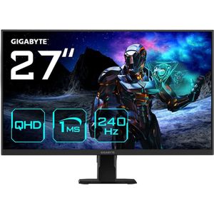 Gigabyte GS27Q X (2560 x 1440 pixels, 27"), Monitor, Zwart