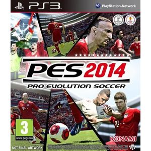 Konami, PES 2014 Pro Evolution Soccer PS3 Voetbalspel Voetbalwedstrijd