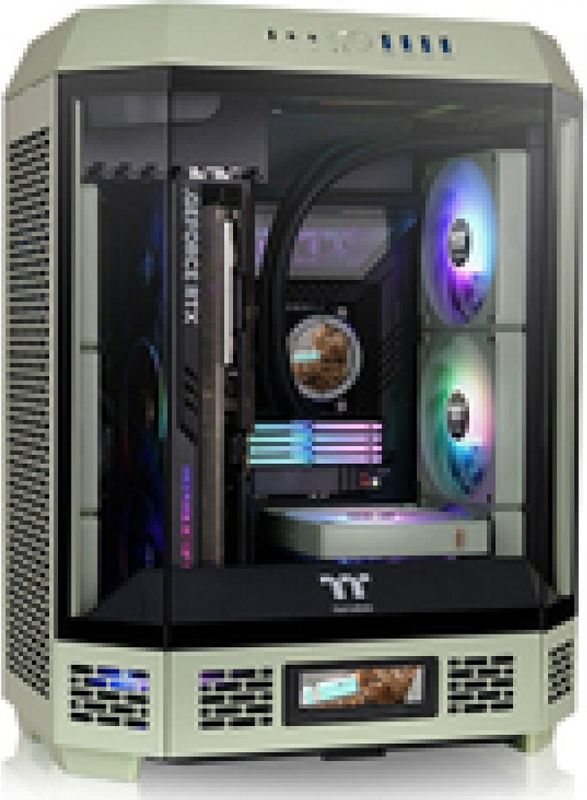 Thermaltake - The Tower 600 - Mid Tower Chassis - Matcha Green - Verticaal Ontwerp