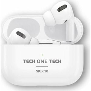 Tech One Tech Bluetooth In Ear Headset Tec1410 Weiss (5 h, Draadloze), Koptelefoon, Wit