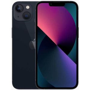 Forza Refurbished iPhone 13 Mini (128 GB, Middernacht, 5.40", 12 Mpx, Dubbele SIM, C / Goed), Tweedehands mobiele telefoons, Zwart