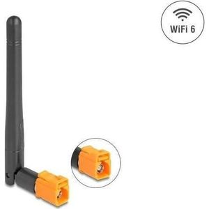 Delock WiFi 6 Antenne FAKRA M Buchse 2,5 - 3,0 dBi omnidirek (WiFi), Netwerkantenne
