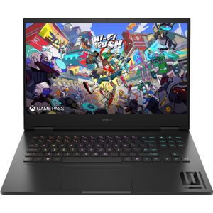 HP OMEN 16-wf1473ng 16,1" FHD 165Hz i7-14700HX 16GB/512GB SSD RTX4060 Windows 11 (16.10", 512 GB, 16 GB, DE, Intel Core i7-14700HX), Notebook, Zwart