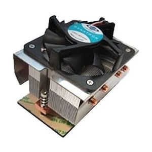 Intertech A-5LG 2U Actief F1207 (63 mm), Processorkoeler, Zwart