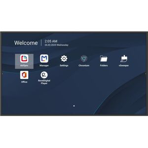 Viewsonic CDE5014-2C 50IN LED 24/7 (3840 x 2160 Pixels, 50"), Digitale bewegwijzering, Zwart