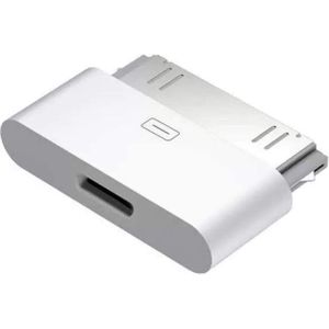 PowerGuard 30-pins Apple Dock naar Apple Lightning Adapter, Adapter voor mobiel apparaat, Wit