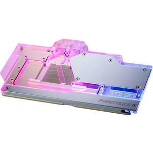 Phanteks - Glacier G30 Strix - GPU Waterkoeler - Zilver - D-RGB, Verchroomd Koper, Transparant Acrylglas