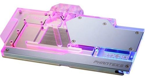 Phanteks - Glacier G30 Strix - GPU Waterkoeler - Zilver - D-RGB, Verchroomd Koper, Transparant Acrylglas