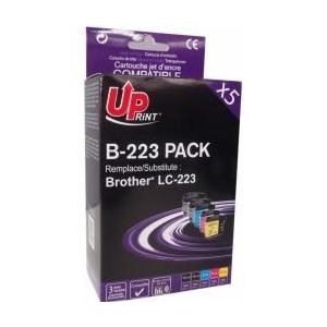 Print, Inkt, Printer accessoires Uprint Tintes kārtridžs UPrint Brother LC223 Multipaka