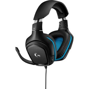 Logitech G G432 (Bedraad), Gaming headset, Zwart