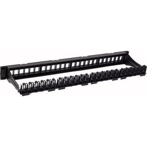 Techly - Patch Panel - Zwart - U/UTP - 24 Poorten - 1U
