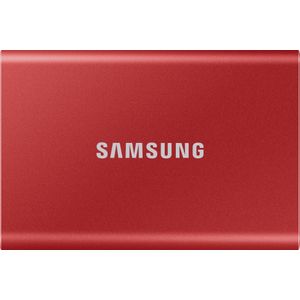 Samsung Draagbare T7 Rood (1000 GB), Externe SSD, Rood