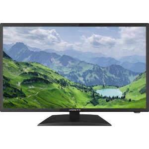 Camping First 19 Slimme (19", LED, Klaar voor HD), TV, Zwart