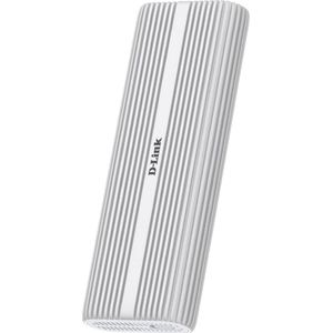 D-Link DSP-411, SSD-Gehäuse, M.2, M.2, 40 Gbit/s, USB Anschluss, Aluminium (M.2), Harddisk behuizing, Zilver