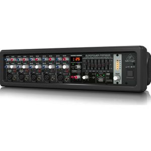 Behringer Vermogensmixer PMP550M 2x 250 W Ka (Studio en live mixer), Mengtafel, Zwart