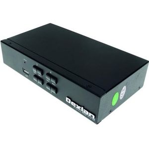 Dexlan HDMI 1.4 KVM-schakelaar, 4k UHD, USB, 4-voudig, Desktop, KVM schakelaars