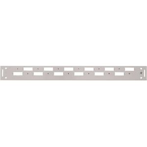 Telegärtner Voorklep - Grijs, RAL 7035 - 1U - 48,3 cm (19"), Server accessoires, Grijs