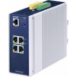 Planet - L2+ 4-Port Managed TSN Ethernet Switch - Netwerkschakelaar - Zwart - DIN-Rail