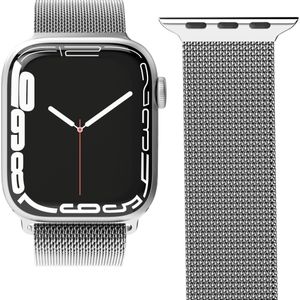 Vonmählen Milanese Loop Case 1 Band Zilver 38/40/41mm (41 mm, 40 mm, 38 mm, Roestvrij staal), Horlogebandjes, Zilver