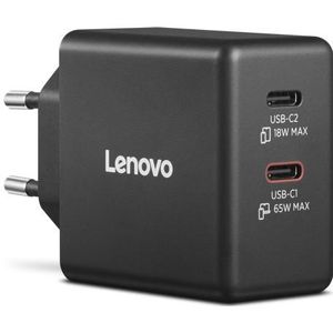 Lenovo 40AW065BEU (65 W), Voeding voor notebooks, Zwart