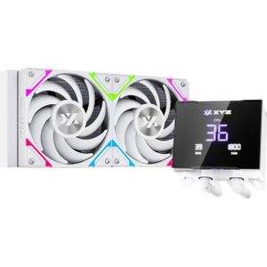 XYZ - Hydrotemp AIO 240 - Waterkoeling - LCD Temperatuur Display - 120mm PWM A-RGB Fans