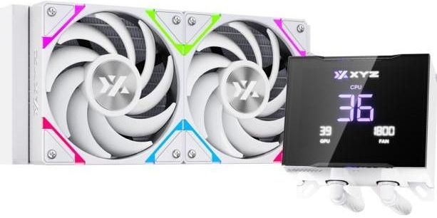 XYZ - Hydrotemp AIO 240 - Waterkoeling - LCD Temperatuur Display - 120mm PWM A-RGB Fans