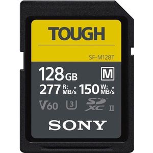 Sony SF-M Stoer (128 GB, SDXC, U3, UHS-II), Geheugenkaart, Zwart