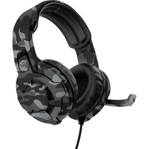 Trust Hoofdtelefoon GXT 411K Radius Zwart (Bedraad), Gaming headset, Zwart