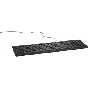 Dell KB216 (FR, Bedraad), Toetsenbord, Zwart