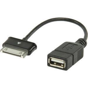 Valueline USB 2.0 A - Samsung 30-pens OTG datakabel 0,20m (0.20 m, USB 2.0), USB-kabel