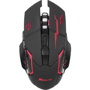 Xtrike Me Mysz gamingowa bezprzewodowa GW-601 czarny/black, Muis, Zwart