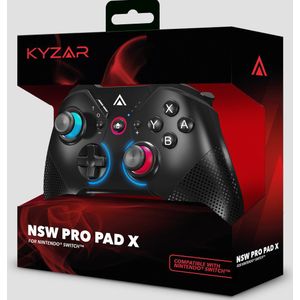 Kyzar Switch PRO-controller - Zwart (Nintendo), Controller, Zwart