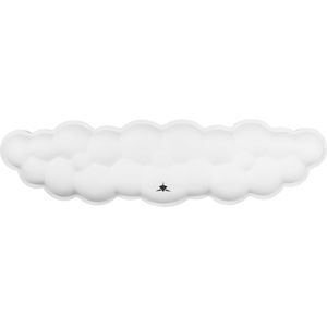 White Shark KP-012 Cumulus Wolken Keyboard Handballenauflage Weiss, Muis + Toetsenbord Accessoires, Wit
