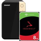 QNAP - TS-264-8G - Netwerkopslag - 2 x 8 TB - Seagate Ironwolf