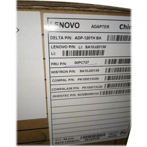 Lenovo - Ac Adapter - Voeding voor Notebooks - 120 W