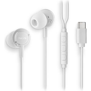 NGS Cross Step (Bedraad), Koptelefoon, Wit