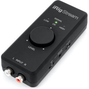 IK Multimedia iRig Stream (AudioWire), Audio-interface, Zwart