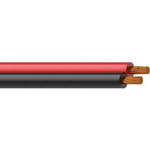 Procab ALS15 kabel (100 m, 3 mm²), Luidsprekerkabel, Rood, Zwart