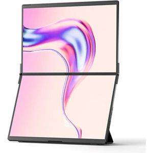 FreeVoice FlipGo dubbele monitor 16' (2560 x 1600 pixels, 16"), Monitor, Zwart