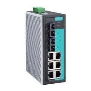 Moxa EDS-408A-SS-SC - Beheerde Ethernet-switch op instapniveau met 6 10100BaseT(X)-poorten, 2 100Bas, Netwerkschakelaar