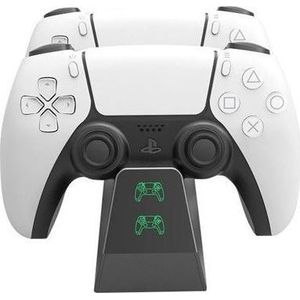 Ventaris D200B PS5 Dubbele Controller Oplader Zwart (PS5), Accessoires voor spelcomputers, Zwart