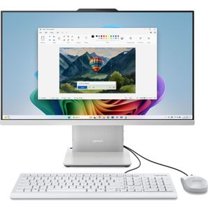 Lenovo IdeaCentre AIO 27AKP10 (1000 GB, 16 GB, Radeon 740M), PC, Grijs