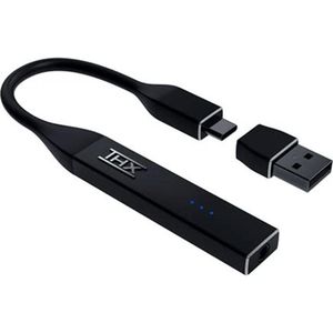 Razer Onyx Tragbarer DAC-Kopfhörerverstärker (USB DAC), Hoofdtelefoonversterkers, Zwart