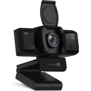 Connect IT CCW-2000-BK (2 Mpx), Webcam, Zwart