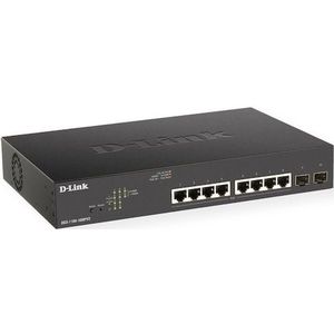 D-Link DGS-11XX (10 ports), Netwerkschakelaar, Zwart