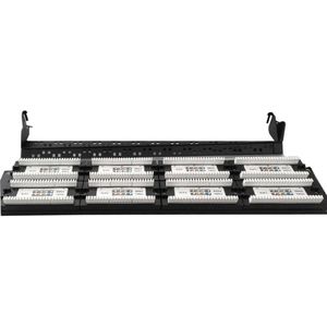 Cat5E - 48-poorts Patchpanel - Zwart - Met Kabelorganizer