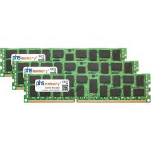 PHS-memory 24GB (3x8GB) Kit RAM-geheugen voor Supermicro X8DTN+ DDR3 RDIMM 1333MHz (Supermicro X8DTN+, 3 x 8GB), RAM Modelspecifiek