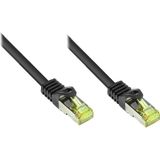 Good Connections Patchkabel met Cat. 7 ruwe kabel S/FTP 90m zwart (S/FTP, CAT7, 90 m), Netwerkkabel