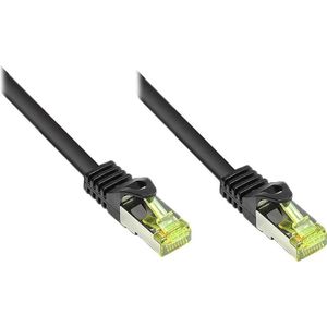 Good Connections Patchkabel met Cat. 7 ruwe kabel S/FTP 90m zwart (S/FTP, CAT7, 90 m), Netwerkkabel