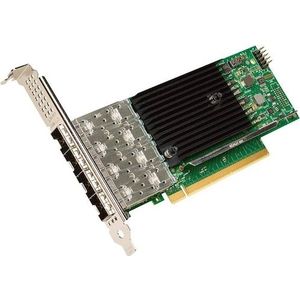 Intel Netwerkadapter E810-XXVDA4 PCIe4.0 x16,10/25Gigabit SFP28 x4 (E810XXVDA4LG1P5) (PCI Express 4.0), Netwerkkaarten